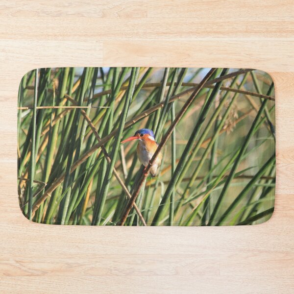 Item preview, Bismarck kingfisher in the reeds designed and sold by EstelleRossetti.