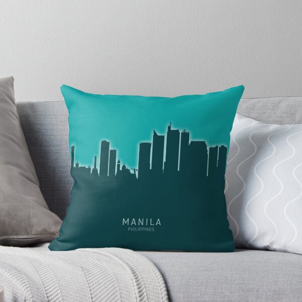 Artikelvorschau, Manila Philippines Skyline entworfen und verkauft von ArtPrints.