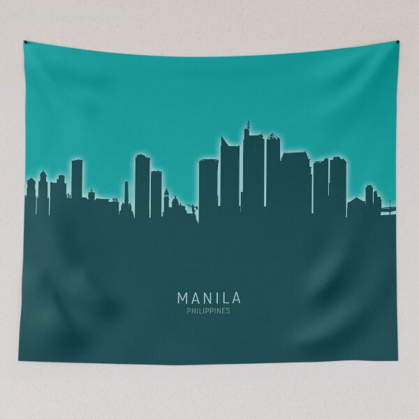 Item preview, Manila Philippines Skyline designed and sold by ArtPrints.