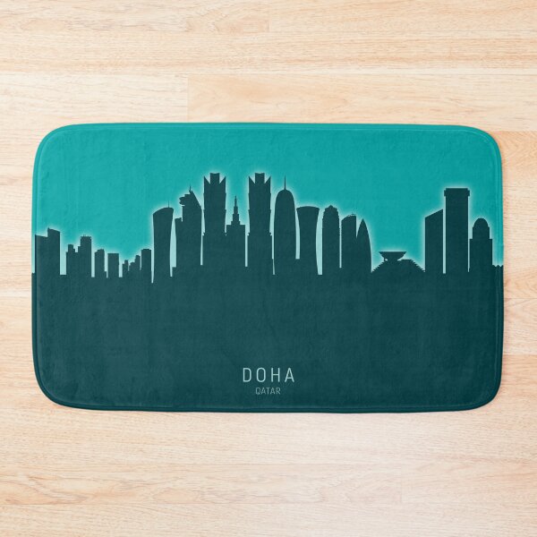 Item preview, Doha Qatar Skyline designed and sold by ArtPrints.