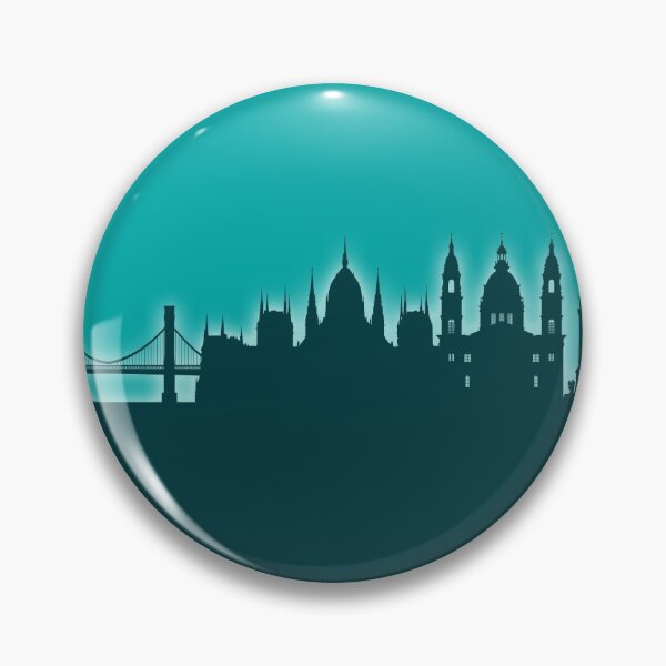 Item preview, Budapest Hungary Skyline designed and sold by ArtPrints.