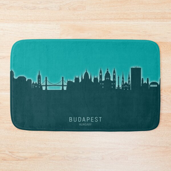 Item preview, Budapest Hungary Skyline designed and sold by ArtPrints.