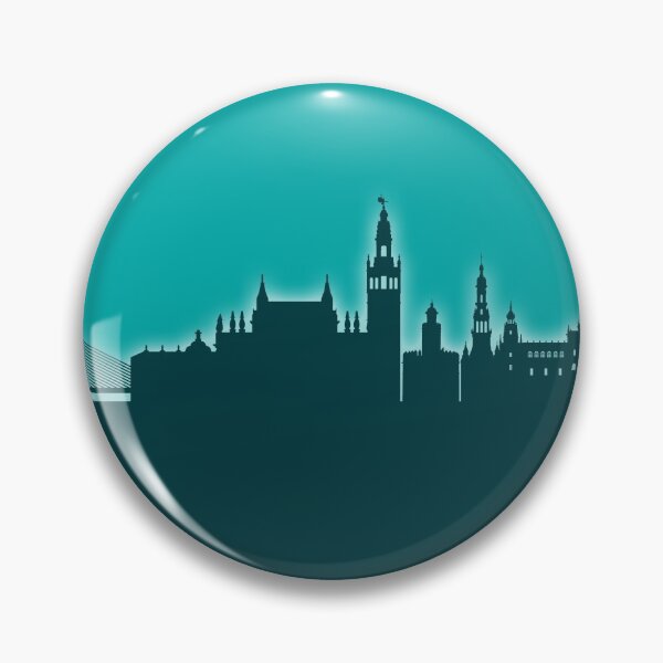 Item preview, Sevilla Spain Skyline designed and sold by ArtPrints.