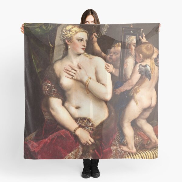Aperçu de l'œuvre Titien - Vénus avec un miroir créée et vendue par vakashop.