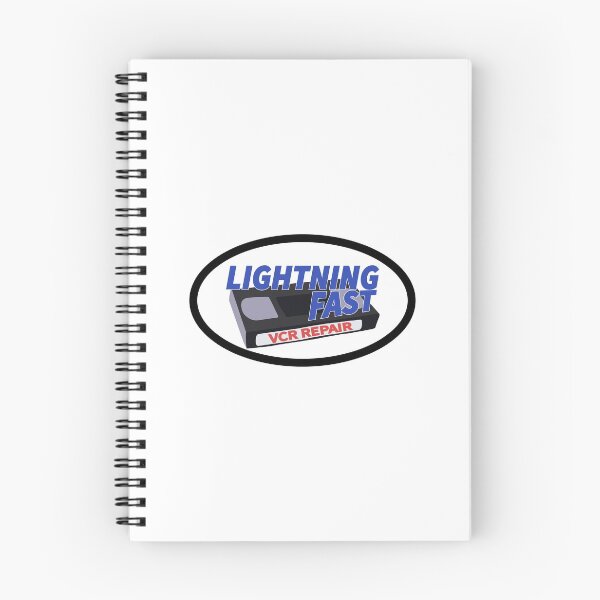 Item preview, lightning fast vcr repair logo designed and sold by cameronbaba.