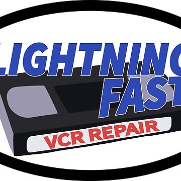 Imagen de la obra logotipo de reparación de vcr a la velocidad de la luz de cameronbaba