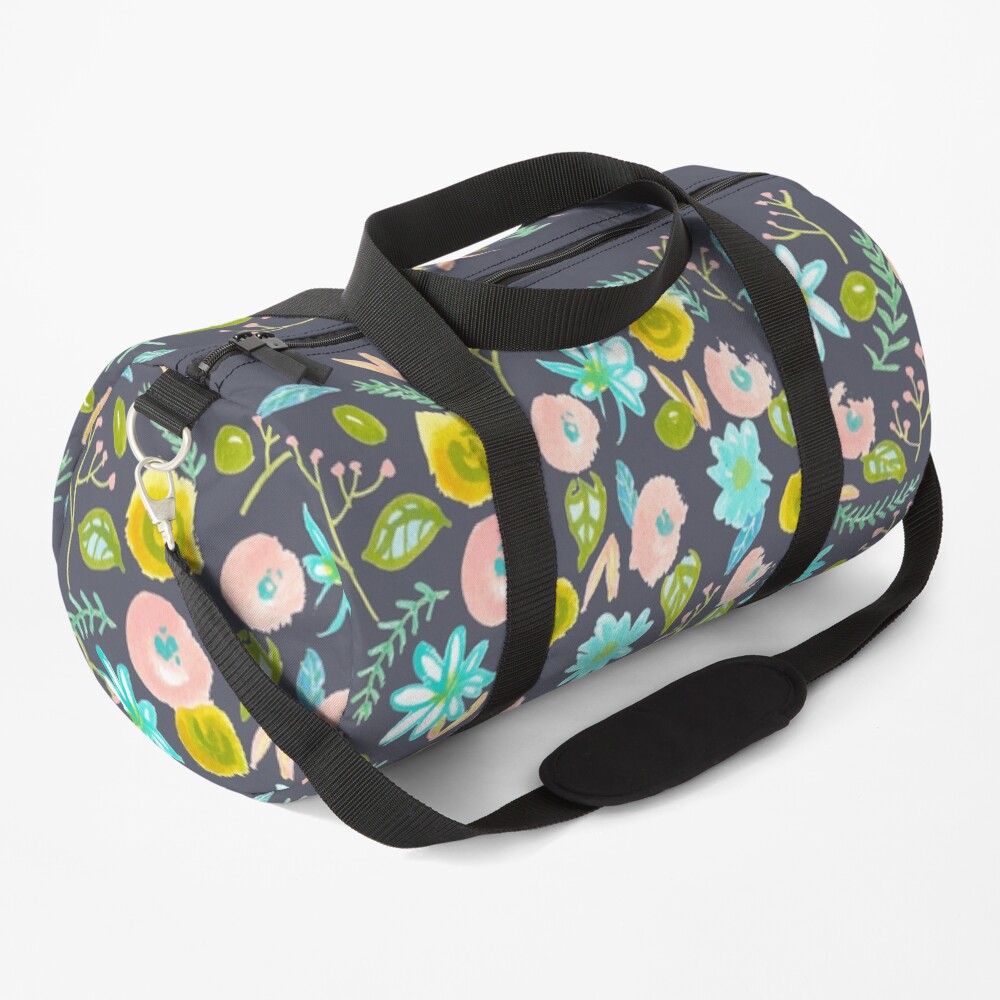 Spring Flowers Pattern Duffle Bag