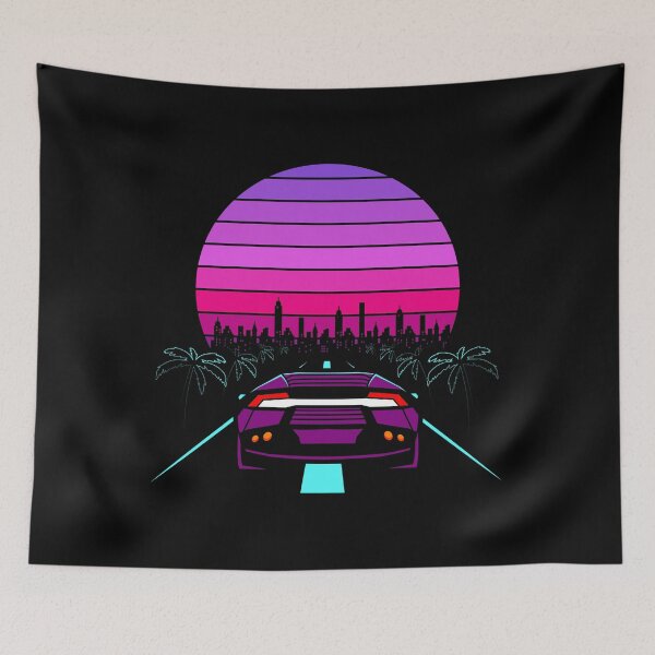 Item preview, Retro Wave Sport Auto 80s Gift designed and sold by DelightfulDude.