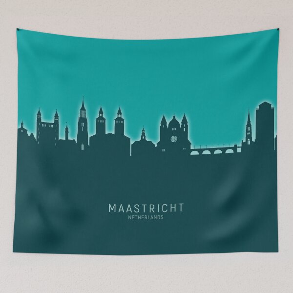 Item preview, Maastricht The Netherlands Skyline designed and sold by ArtPrints.