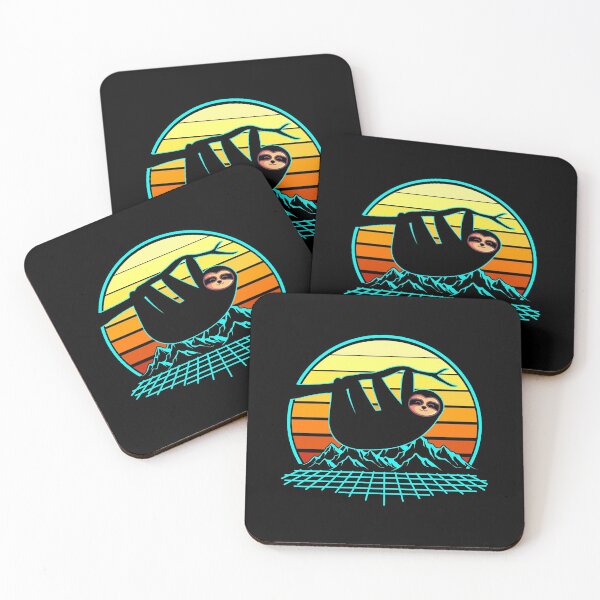 Item preview, Sloth Vintage Retro 80s Gift designed and sold by DelightfulDude.