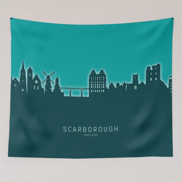 Item preview, Scarborough England Skyline designed and sold by ArtPrints.