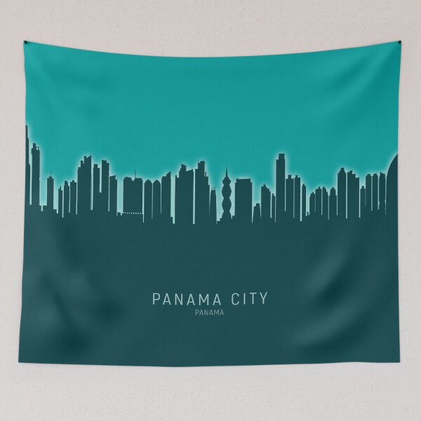 Artikelvorschau, Panama City Skyline entworfen und verkauft von ArtPrints.