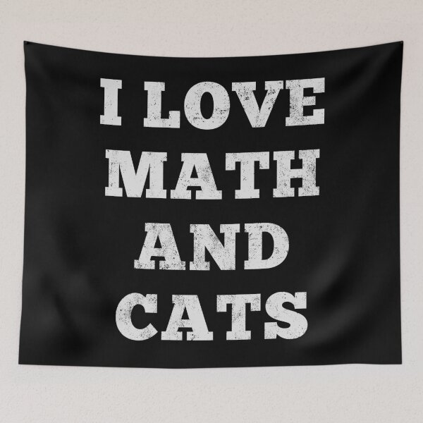 Aperçu de l'œuvre Math Mathematics Cat créée et vendue par 4tomic.