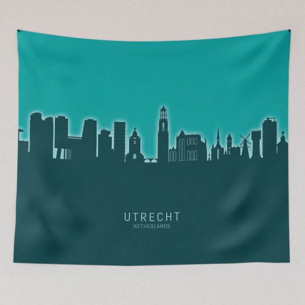 Item preview, Utrecht The Netherlands Skyline designed and sold by ArtPrints.