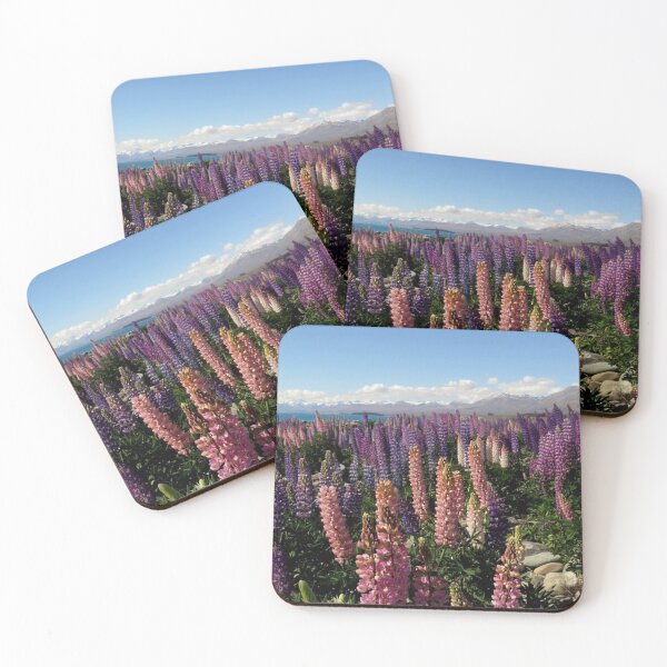 Item preview, Lake Tekapo Lupins designed and sold by WildPenDesign.