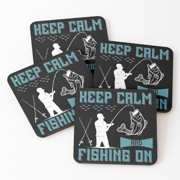 Item preview, Keep Calm And Fishing On designed and sold by GoodVibeDesign.
