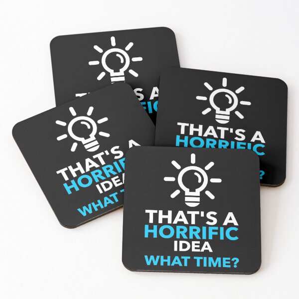 Item preview, That's A Horrific Idea. What Time? designed and sold by MoonsmileProd.