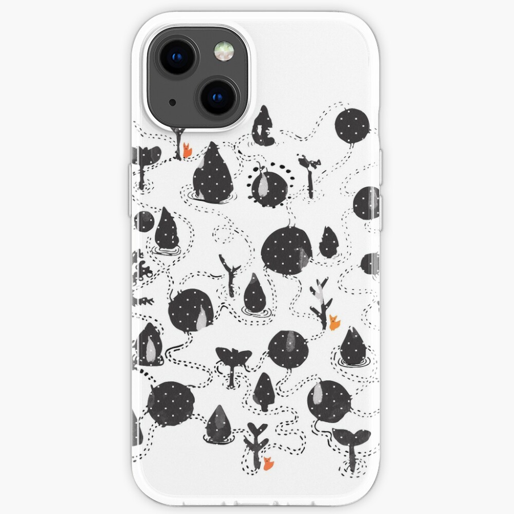Foxes lost in the Wood iPhone Case