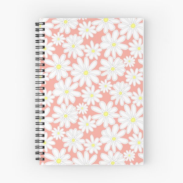 Item preview, Bright Happy Daisies on Coral Pink  designed and sold by Perrin Le Feuvre.