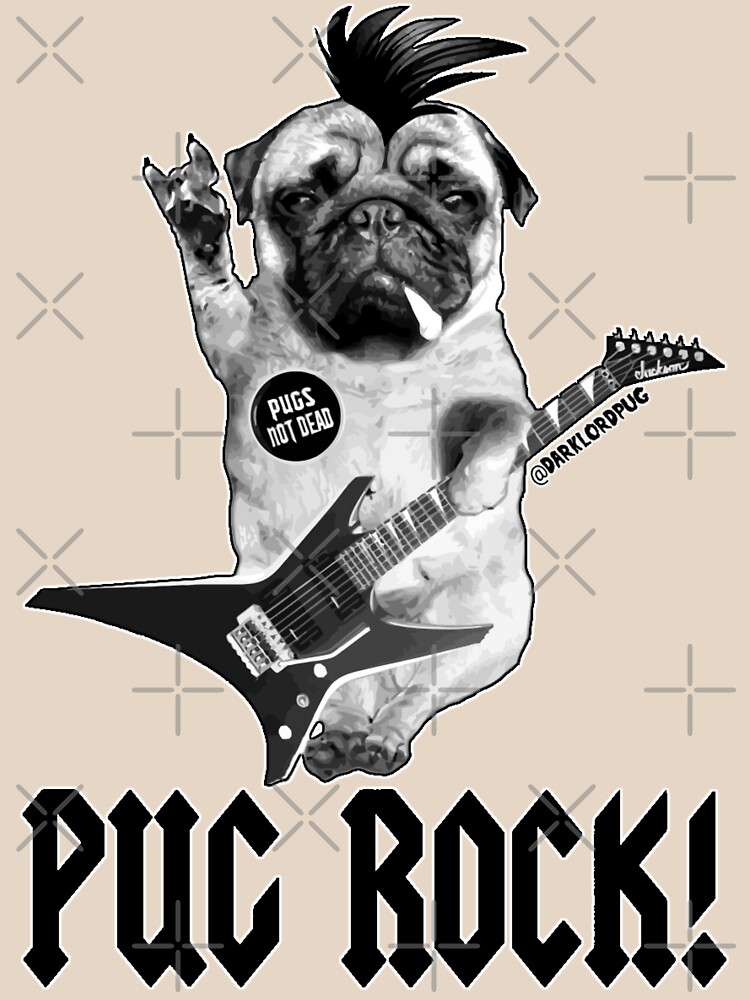 PUG ROCK by darklordpug