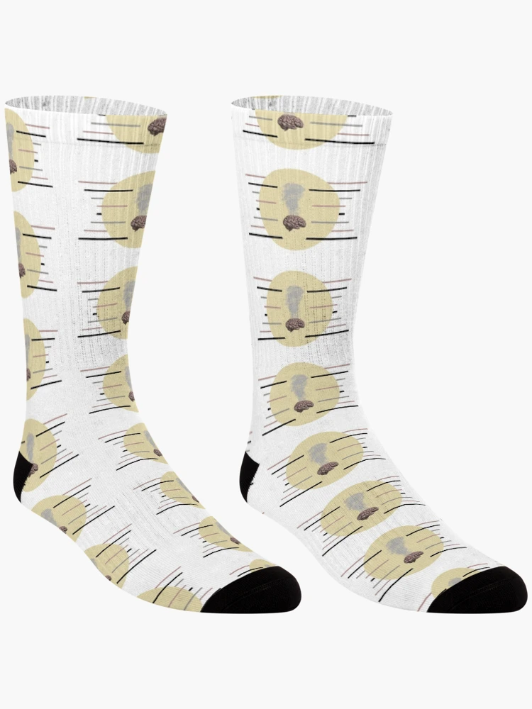 Thumbnail 3 of 5, Socks, Brain Warming designed and sold by Mathdex.