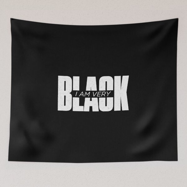 Item preview, I Am Very Black Retro  designed and sold by artworkbyrihen.