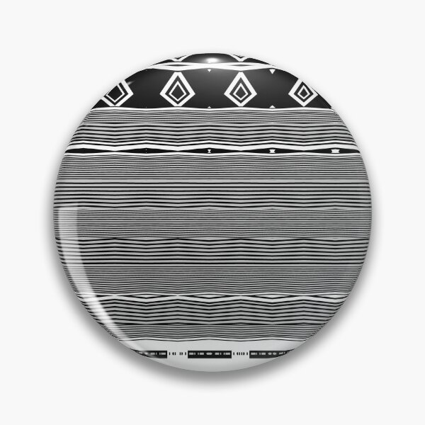 Artikelvorschau, monochromes Design ist leistungsstark. Dieses gemusterte Schwarz-Weiß-Muster eignet sich hervorragend für Kleidungsstücke und Wohnkultur. Ursprünglich mathematisch in seiner Konstruktion entworfen und verkauft von shirtdan.