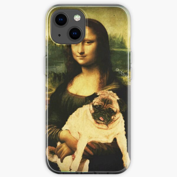 MONA LISA PUG iPhone Soft Case