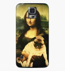 MONA LISA PUG Hülle & Klebefolie für Samsung Galaxy