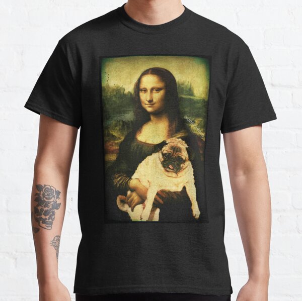 MONA LISA PUG Classic T-Shirt