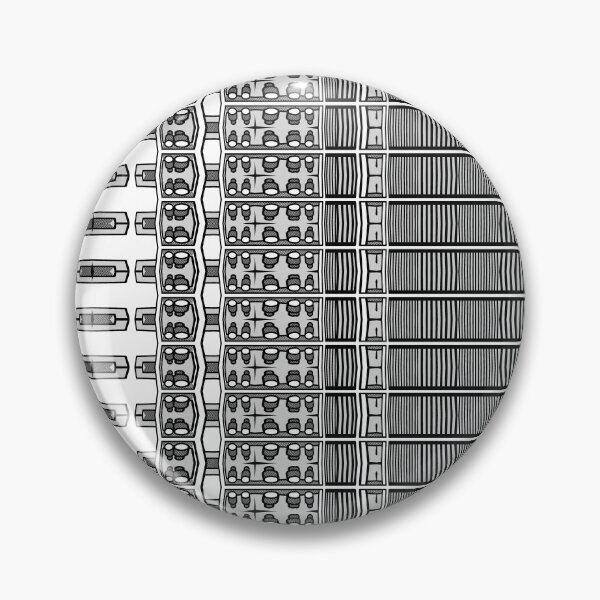 Item preview, Morphed Monochrome. Funky. Black. White. Pattern Design designed and sold by shirtdan.