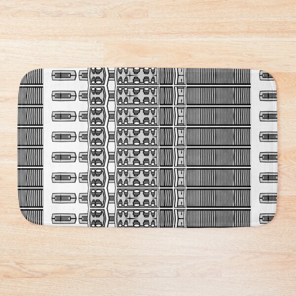 Item preview, Morphed Monochrome. Funky. Black. White. Pattern Design designed and sold by shirtdan.