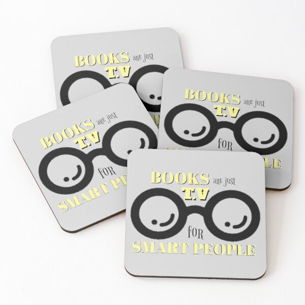 Item preview, Books are just tv for smart people designed and sold by Cobbwebski.