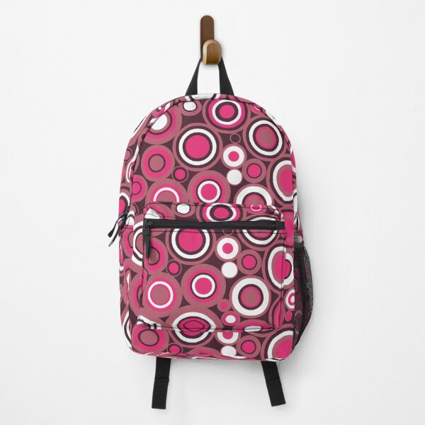 Item preview, Hot Pink, Dusty Pink and White Circle Retro Pattern designed and sold by coverinlove.
