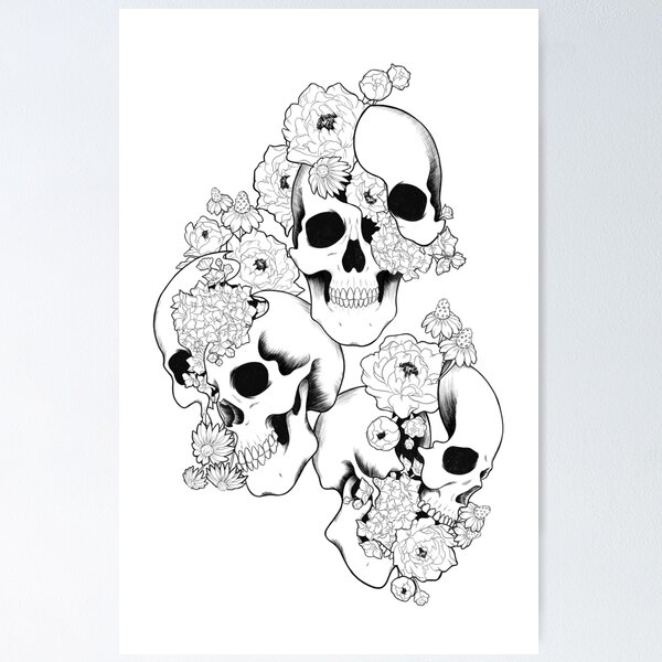 Item preview, Pensamientos dispersos - Diseño en blanco y negro designed and sold by ThePaintedFable.