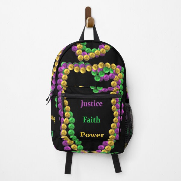Item preview, Mardi Gras Bead Necklaces - Justice, Faith, Power designed and sold by ArtByLM.