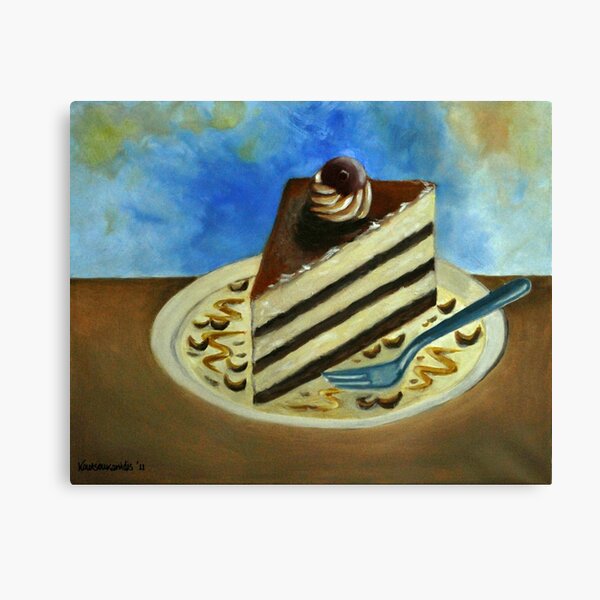 Caramel Cake Canvas Print