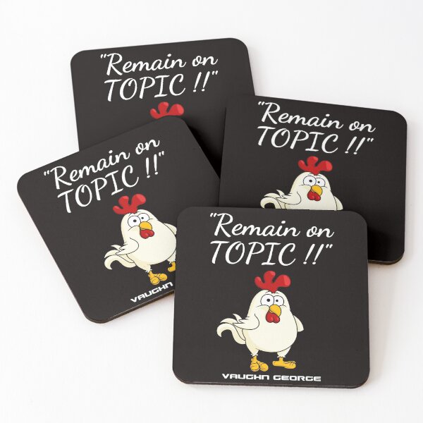 Item preview, The "Off-Topic Chicken" Collection  (White Text) designed and sold by Vaughn  George.