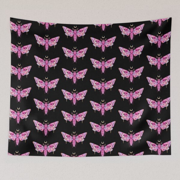 Item preview, Psychedelic Moth designed and sold by ThePaintedFable.
