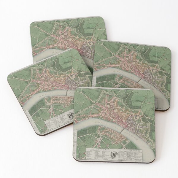 Item preview, Vintage Map of Basel Switzerland (1876) designed and sold by BravuraMedia.