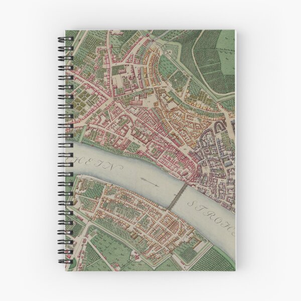 Item preview, Vintage Map of Basel Switzerland (1876) designed and sold by BravuraMedia.