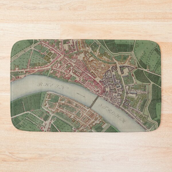 Item preview, Vintage Map of Basel Switzerland (1876) designed and sold by BravuraMedia.