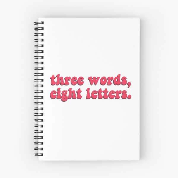 Item preview, three words, eight letters gossip girl quote designed and sold by gracetutty.
