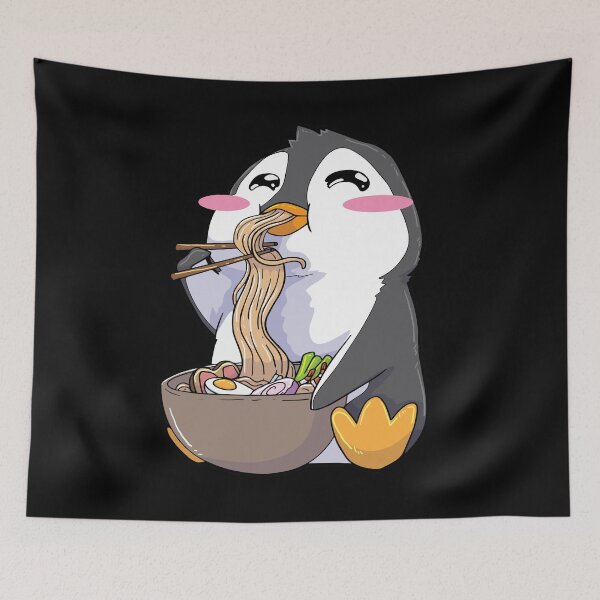 Artikelvorschau, Pinguin Ramen Schüssel Anime Kawaii entworfen und verkauft von Mealla.