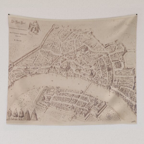 Item preview, Vintage Map of Basel Switzerland (1873) designed and sold by BravuraMedia.