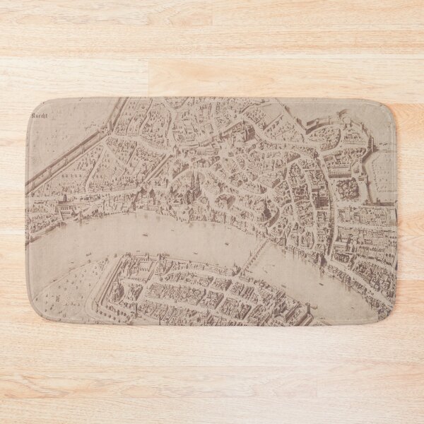 Item preview, Vintage Map of Basel Switzerland (1873) designed and sold by BravuraMedia.