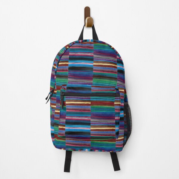 Item preview, colorful lines patchwork pattern 1 designed and sold by AnnaBaldon.