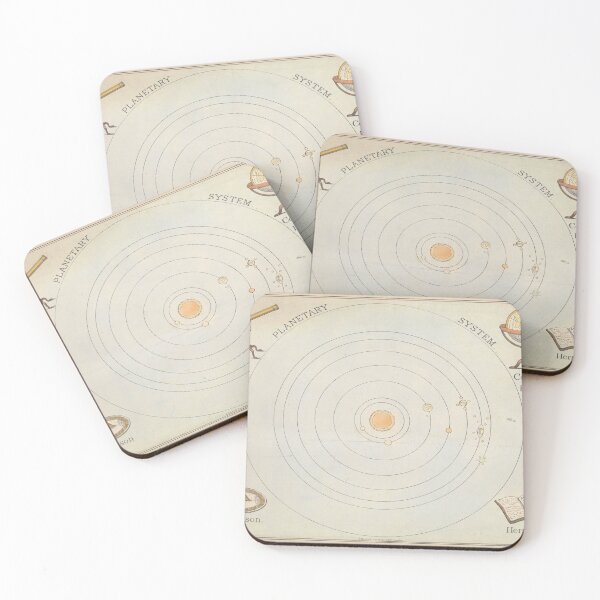 Item preview, Vintage Solar System Basic Map (1836) designed and sold by BravuraMedia.