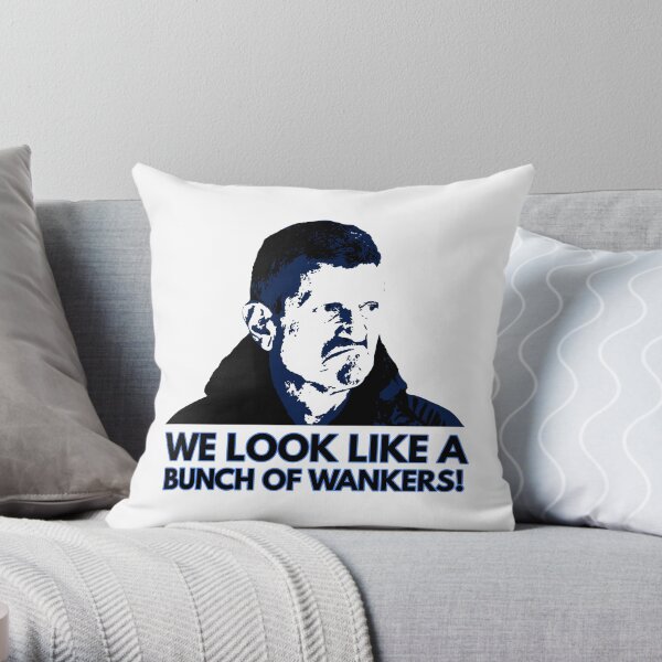 An Unimpressed Guenther Steiner Throw Pillow