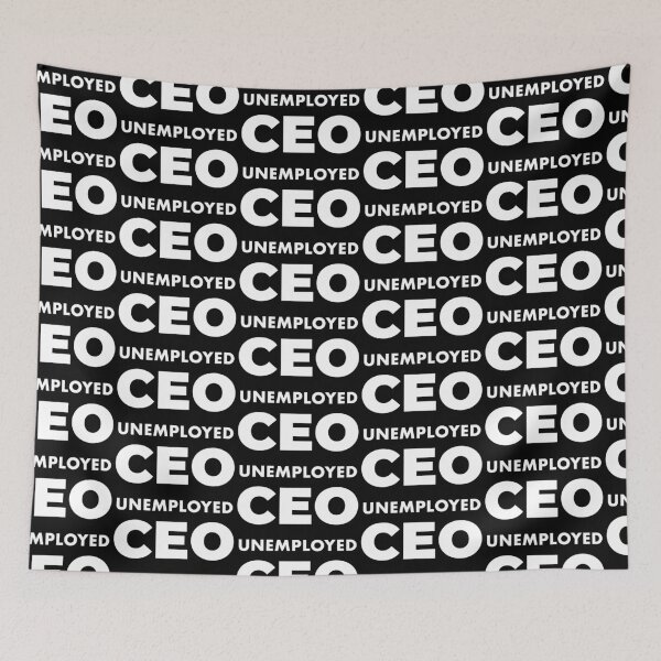 Item preview, Entrepreneur Unemployed CEO Funny Joke Gift designed and sold by SuperFreshArt.